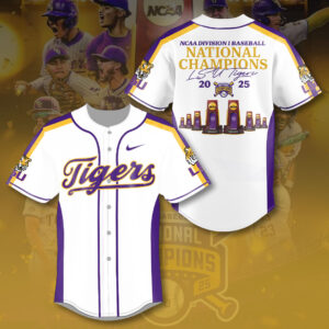 LSU Tigers Baseball Baseball Jersey - NGHIAVT 2974