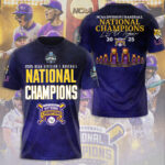 LSU Tigers Baseball 2025 National Champions 3D Apparel – NGHIAVT 2975