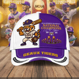 LSU Tigers Baseball 2025 National Champions Classic Cap - NGHIAVT 2996