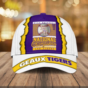 LSU Tigers Baseball 2025 National Champions Classic Cap - NGHIAVT 2998