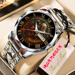 Iron Maiden Alloy Luxury Quartz Watch - NGHIAVT 3136