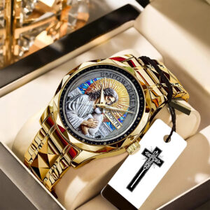 God Is Good Alloy Luxury Quartz Watch - NGHIAVT 3495