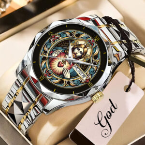 God Is Good Alloy Luxury Quartz Watch - NGHIAVT 3501
