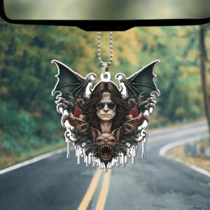 Ozzy Osbourne Custom Shape 1-sided Acrylic Car Ornament - TMTHU 378