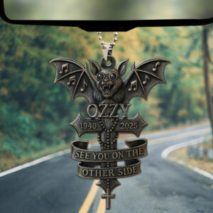 Ozzy Osbourne Custom Shape 1-sided Acrylic Car Ornament - TMTHU560