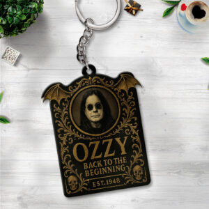 Ozzy Osbourne Custom Shape 1-sided Keychain - TMTHU 142