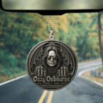Ozzy Osbourne Custom shape 2-sided Acrylic Car Ornament - TMTHU536