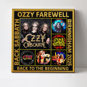 Ozzy Osbourne Square Canvas With Inner Frame – TMTHU440
