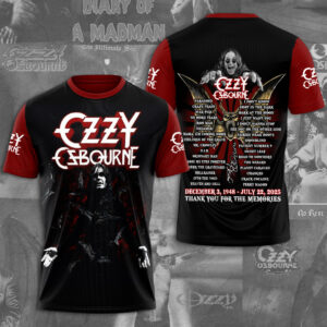 Ozzy Osbourne 3D Apparel - TMTHU563