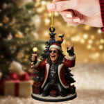 Ozzy Osbourne Custom Shape 2-side Printed Acrylic Ornament - TMTHU672