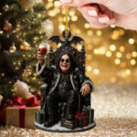 Ozzy Osbourne Custom Shape 2-side Printed Acrylic Ornament - TMTHU673