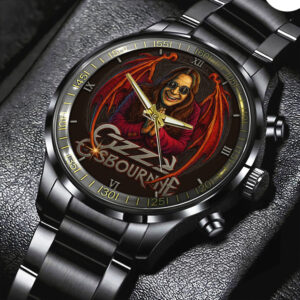 Ozzy Osbourne Black Stainless Steel Watch - TMTHU 024