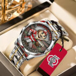 Ohio State Buckeyes Football Alloy Luxury Quartz Watch - TANTN15607