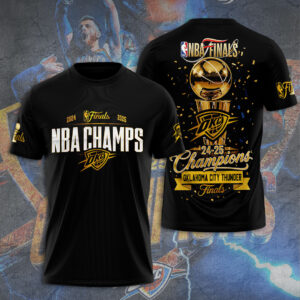 Oklahoma City Thunder 2025 NBA Champions 3D Apparel - TANTN 13927