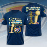 Oklahoma City Thunder 2025 NBA Champions 3D Apparel – HOATT 11436