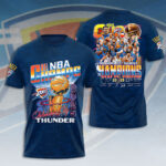 Oklahoma City Thunder 2025 NBA Champions 3D Apparel – HOATT 11440
