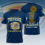 Oklahoma City Thunder 2025 NBA Champions 3D Apparel – HOATT 11469