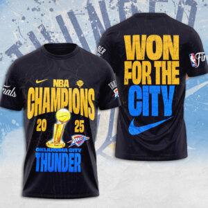 Oklahoma City Thunder 2025 NBA Champions 3D Apparel - MAITM 11747