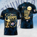 Oklahoma City Thunder 2025 NBA Champions 3D Apparel – MAITM 11767