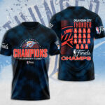 Oklahoma City Thunder 2025 NBA Champions 3D Apparel – MAITM 11772