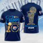 Oklahoma City Thunder 2025 NBA Champions 3D Apparel – MAITM 11839
