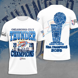 Oklahoma City Thunder 2025 NBA Champions 3D Apparel - MAITM 11840