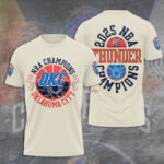 Oklahoma City Thunder 2025 NBA Champions 3D Apparel – TANTN 13940