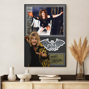 Ozzy Osbourne Rectangle Canvas With Inner Frame - MAITM 12477