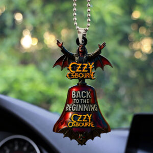 Ozzy Osbourne Custom Shape 1-sided Acrylic Car Ornament - GNENEW616