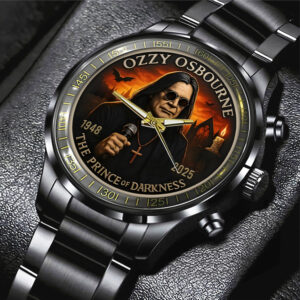 Ozzy Osbourne Black Stainless Steel Watch - MAITM 12240
