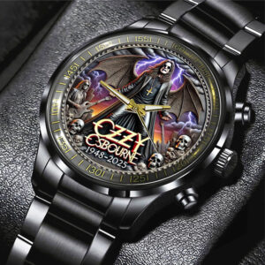 Ozzy Osbourne Black Stainless Steel Watch - MAITM 12268