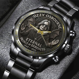 Ozzy Osbourne Black Stainless Steel Watch - MAITM 12454
