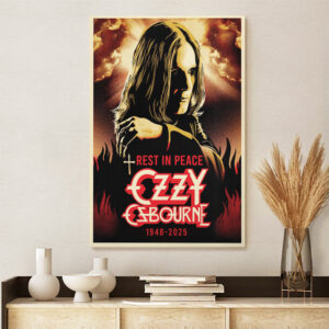 Ozzy Osbourne Rectangle Canvas With Inner Frame - MAITM 12231