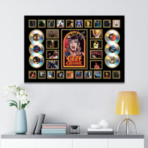 Ozzy Osbourne Rectangle Canvas With Inner Frame - MAITM 12411
