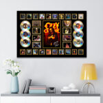 Ozzy Osbourne Rectangle Canvas With Inner Frame - MAITM 12400
