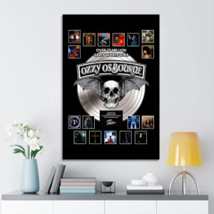 Ozzy Osbourne Rectangle Canvas With Inner Frame - TANTN 14795