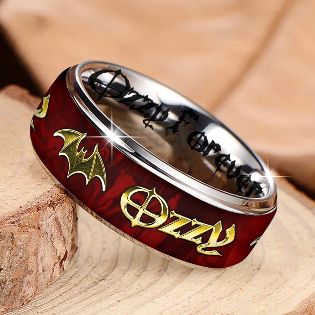 Ozzy Osbourne Custom Alloy Ring – TANTN 14921 | Gifnestbuys