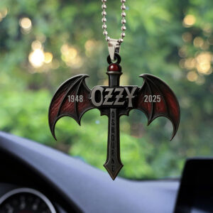 Ozzy Osbourne Custom Shape 1-sided Acrylic Car Ornament - MAITM 12362