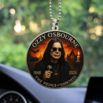 Ozzy Osbourne Custom Shape 2-sided Acrylic Car Ornament – MAITM 12244