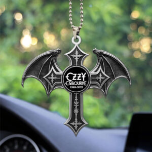 Ozzy Osbourne Custom shape 2-sided Acrylic Car Ornament - MAITM 12552