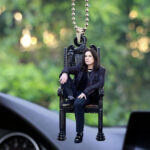 Ozzy Osbourne Custom shape 2-sided Acrylic Car Ornament - MAITM12603