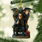 Ozzy Osbourne Custom Shape 2-side Printed Acrylic Ornament - MAITM12692