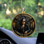 Ozzy Osbourne Custom shape 2-sided Acrylic Car Ornament - MAITM 12428