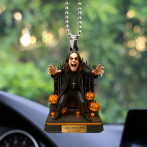 Ozzy Osbourne Custom shape 2-sided Acrylic Car Ornament - TANTN15495