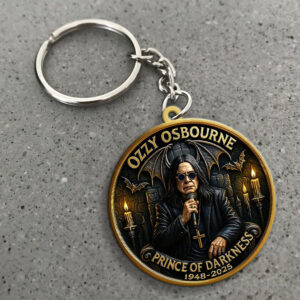 Ozzy Osbourne Custom Shape 2-sided Keychain - MAITM 12429