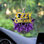 Ozzy Osbourne Custom Shape 1-sided Acrylic Car Ornament – GNE NEW571