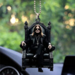 Ozzy Osbourne Custom shape 2-sided Acrylic Car Ornament - MAITM12619