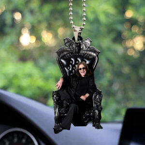Ozzy Osbourne Custom shape 2-sided Acrylic Car Ornament - MAITM12622