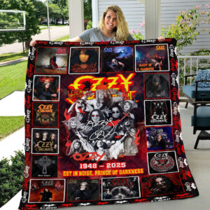 Ozzy Osbourne Quilt Blanket - TANTN 14931