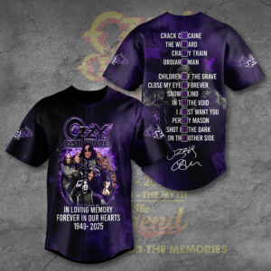 Ozzy Osbourne Baseball Jersey - TANTN 14796